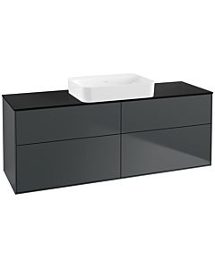 Villeroy und Boch Finion Villeroy und Boch Finion G73200HG 160x60.3x50.1cm, Glass Black Matt, Midnight Blue Matt Lacquer