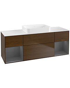 Villeroy und Boch Finion Villeroy und Boch Finion G741GKGN 160x60.3x50.1cm, shelves anthracite matt lacquer, walnut veneer