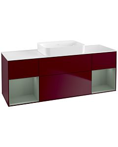 Villeroy und Boch Finion Villeroy und Boch Finion G741GMHB 160x60.3x50.1cm, shelves olive matt lacquer, Peony Matt
