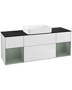 Villeroy und Boch Finion Villeroy und Boch Finion G742GMMT 160x60.3x50.1cm, shelves olive matt lacquer, white matt lacquer