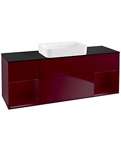 Villeroy und Boch Finion Villeroy und Boch G742HBHB 160x60.3x50.1cm, étagères Peony laqué mat, Peony Matt