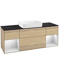 Villeroy und Boch Finion Villeroy und Boch Finion G742MTPC 160x60.3x50.1cm, shelves white matt lacquer, Oak Veneer