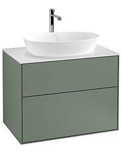 Villeroy und Boch Finion Villeroy und Boch Finion G75100GM 80x60.3cm, Emotion, cover plate white matt, Olive Matt Lacquer