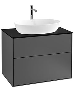 Villeroy und Boch Finion Villeroy und Boch Finion G75200GK 80x60.3cm, Emotion, cover plate black matt, anthracite matt