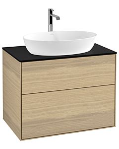 Villeroy und Boch Finion Villeroy und Boch G75200PC 80x60,3cm, Emotion, plaque de finition noir mat, Oak Veneer