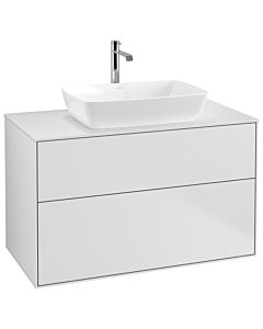 Villeroy und Boch Finion Villeroy und Boch G76100MT 100x60,3cm, Emotion, plaque de finition blanc mat, laqué blanc mat