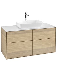 Villeroy und Boch Finion Villeroy und Boch Finion G79100PC 120x60.3cm, Emotion, cover plate white matt, Oak Veneer