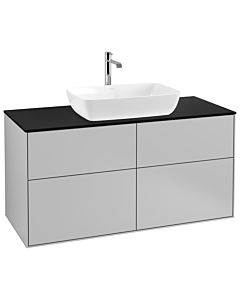Villeroy und Boch Finion Waschtischunterschrank G79200GJ 120x60,3cm, Emotion, Abdeckplatte black matt, Light grey matt