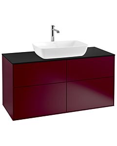 Villeroy und Boch Finion Villeroy und Boch Finion G79200HB 120x60.3cm, Emotion, cover plate black matt, Peony Matt