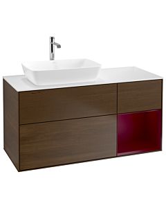 Villeroy und Boch Finion Villeroy und Boch Finion G811HBGN 120cm, cover plate white matt, Emotion, shelves Peony matt lacquer, Peony veneer