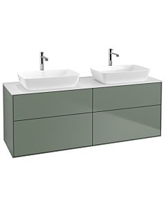 Villeroy und Boch Finion Villeroy und Boch G84100GM 160x60.3cm, Emotion, plaque de finition blanc mat, Olive Matt Lacquer