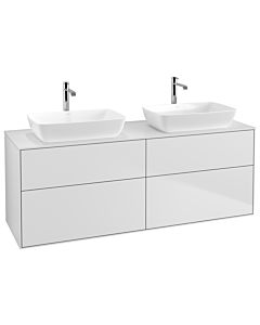 Villeroy und Boch Finion Waschtischunterschrank G84100MT 160x60,3cm, Emotion, Abdeckplatte white matt, White matt lacquer