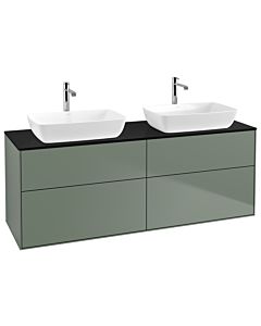 Villeroy und Boch Finion Villeroy und Boch Finion G84200GM 160x60.3cm, Emotion, cover plate black matt, Olive Matt Lacquer