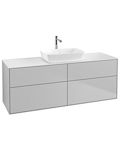 Villeroy und Boch Finion Waschtischunterschrank G85100GJ 160x60,3cm, Emotion, Abdeckplatte white matt, Light grey matt