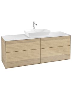 Villeroy und Boch Finion Villeroy und Boch G85100PC 160x60.3cm, Emotion, plaque de finition blanc mat, Oak Veneer