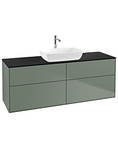 Villeroy und Boch Finion Villeroy und Boch Finion G85200GM 160x60.3cm, Emotion, cover plate black matt, Olive Matt Lacquer
