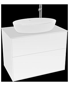 Villeroy und Boch Finion Villeroy und Boch G87100GF 80x60,3cm, Emotion, plaque de recouvrement blanc mat, laqué blanc brillant