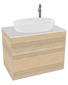 Villeroy und Boch Finion G87100PC 80x60.3cm, Emotion, plaque de recouvrement blanc mat, Oak Veneer