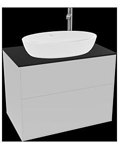 Villeroy und Boch Finion Villeroy und Boch G87200GJ 80x60.3cm, Emotion, plaque de recouvrement noir mat, gris clair mat