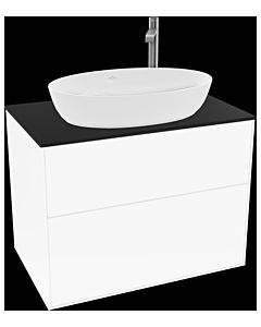 Villeroy und Boch Finion Villeroy und Boch Finion G87200MT 80x60.3cm, Emotion, cover plate black matt, white matt lacquer