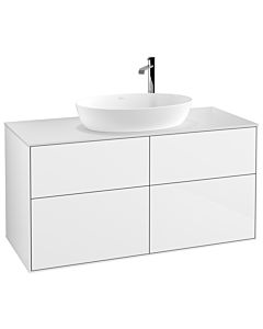 Villeroy und Boch Finion Villeroy und Boch Finion G91100GF 120x60.3cm, Emotion, cover plate white matt, Glossy white lacquer