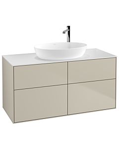 Villeroy und Boch Finion Villeroy und Boch G91100HH 120x60,3cm, Emotion, plaque de recouvrement blanc mat, Sand Matt Lacquer