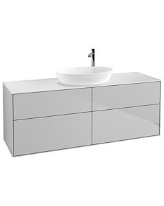 Villeroy und Boch Finion Waschtischunterschrank G97100GJ 160x60,3cm, Emotion, Abdeckplatte white matt, Light grey matt