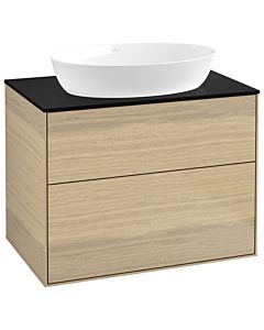 Villeroy und Boch Finion Villeroy und Boch Finion G99200PC 80x60.3cm, Emotion, cover plate black matt, Oak Veneer