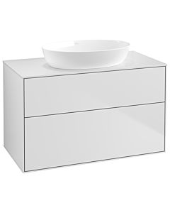 Villeroy und Boch Finion Villeroy und Boch Finion GA0100MT 100x60.3cm, Emotion, cover plate white matt, white matt lacquer