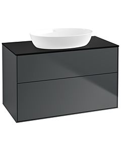 Villeroy und Boch Finion Villeroy und Boch Finion GA0200HG 100x60.3cm, Emotion, cover plate black matt, Midnight Blue Matt Lacquer