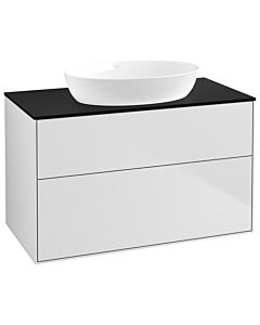 Villeroy und Boch Finion Villeroy und Boch Finion GA0200MT 100x60.3cm, Emotion, cover plate black matt, white matt lacquer