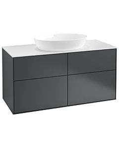 Villeroy und Boch Finion Villeroy und Boch GA3100HG 120x60.3cm, Emotion, plaque de recouvrement blanc mat, Midnight Blue Matt Lacquer