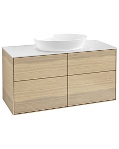 Villeroy und Boch Finion Waschtischunterschrank GA3100PC 120x60,3cm, Emotion, Abdeckplatte white matt, Oak Veneer