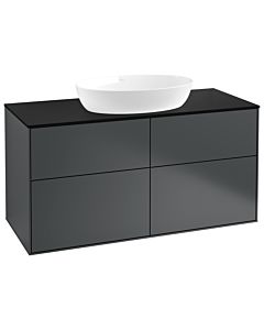 Villeroy und Boch Finion Villeroy und Boch Finion GA3200HG 120x60.3cm, Emotion, cover plate black matt, Midnight Blue Matt Lacquer