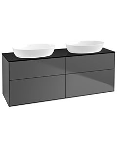 Villeroy und Boch Finion Villeroy und Boch GA8200GK 160x60.3cm, Emotion, plaque de recouvrement noir mat, anthracite mat