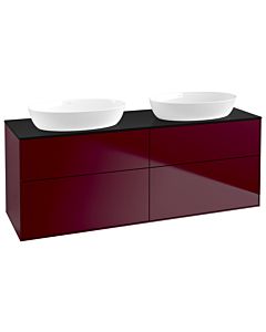 Villeroy und Boch Finion Villeroy und Boch Finion GA8200HB 160x60.3cm, Emotion, cover plate black matt, Peony Matt