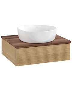 Villeroy & Boch Antao Waschtischunterschrank 600x190x500mm K07112HN mit Struktur FK/AP: HN/2