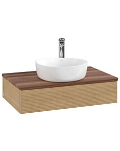 Villeroy & Boch Antao Waschtischunterschrank 800x190x500mm K08152HN mit Struktur FK/AP: HN/2