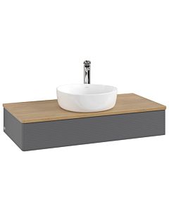 Villeroy & Boch Antao Waschtischunterschrank 1000x190x500mm K09151GK mit Struktur FK/AP: GK/1