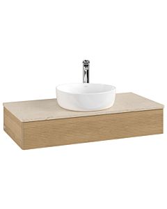 Villeroy & Boch Antao Waschtischunterschrank 1000x190x500mm K09153HN mit Struktur FK/AP: HN/3