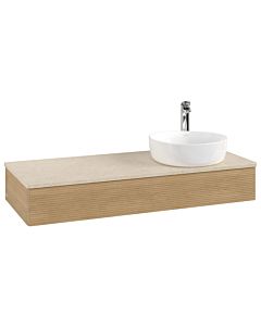 Villeroy & Boch Antao Waschtischunterschrank 1200x190x500mm K12153HN mit Struktur FK/AP: HN/3