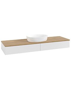 Villeroy & Boch Antao Waschtischunterschrank 1600x190x500mm K14111GF mit Struktur FK/AP: GF/1
