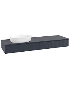 Villeroy & Boch Antao Waschtischunterschrank 1600x190x500mm K15110HG mit Struktur FK/AP: HG/0