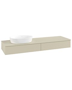 Villeroy & Boch Antao Waschtischunterschrank 1600x190x500mm K15110HJ mit Struktur FK/AP: HJ/0