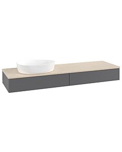 Villeroy & Boch Antao meuble sous vasque 1600x190x500mm K15113GK avec structure FK/AP: GK/3