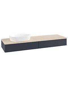 Villeroy & Boch Antao Waschtischunterschrank 1600x190x500mm K15113HG mit Struktur FK/AP: HG/3