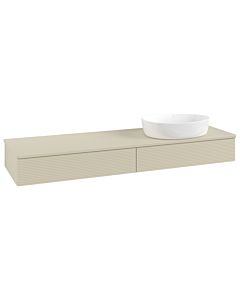 Villeroy & Boch Antao Waschtischunterschrank 1600x190x500mm K16110HJ mit Struktur FK/AP: HJ/0