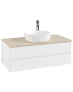 Villeroy & Boch Antao meuble sous vasque 1000x360x500mm K20153MT avec structure FK/AP: MT/3
