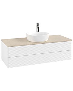 Villeroy & Boch Antao Waschtischunterschrank 1200x360x500mm K21153MT mit Struktur FK/AP: MT/3