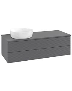 Villeroy & Boch Antao Waschtischunterschrank 1200x360x500mm K22110GK mit Struktur FK/AP: GK/0